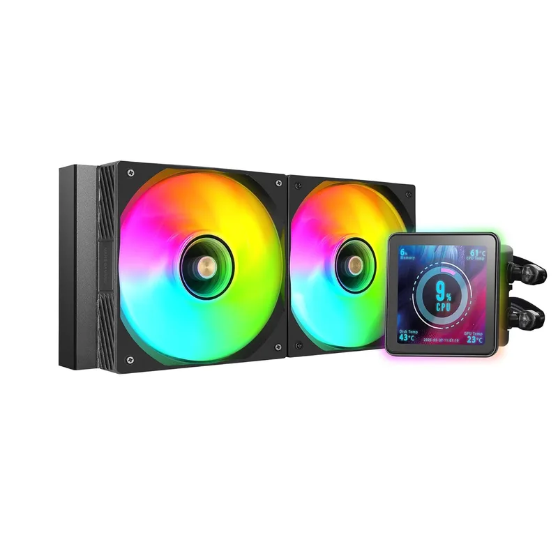 Mars Gaming ▫️ Refrigeração Líquida VisionPro240 ARGB
