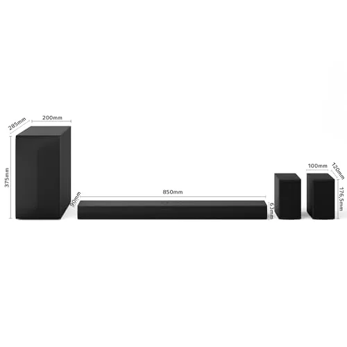 LG ▫️ DS60TR - Barra de som, Bluetooth, 440 W, Preto 2