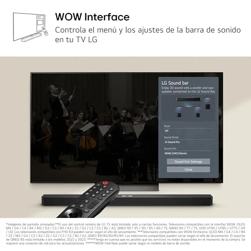 LG ▫️ DS60TR - Barra de som, Bluetooth, 440 W, Preto 3