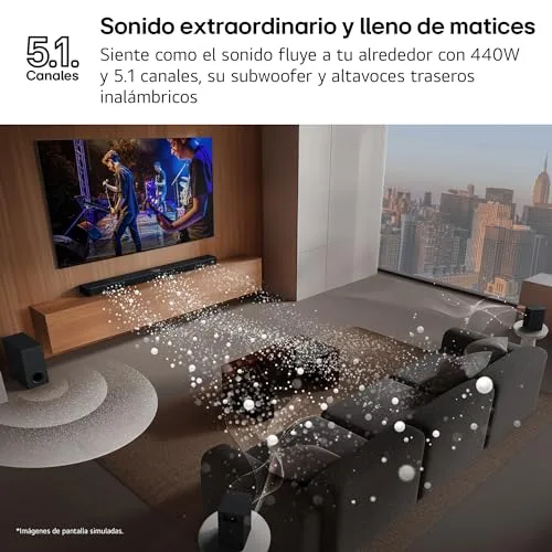 LG ▫️ DS60TR - Barra de som, Bluetooth, 440 W, Preto 5