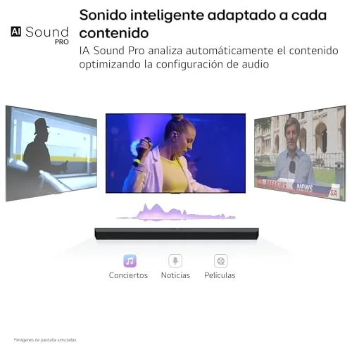 LG ▫️ DS60TR - Barra de som, Bluetooth, 440 W, Preto 7