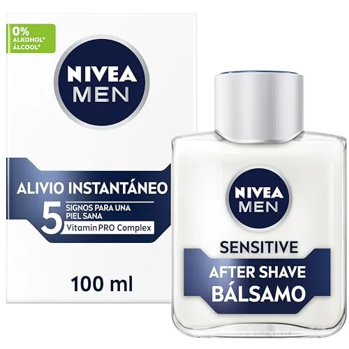 NIVEA ▫️ MEN Pack Cuidado Completo - Necessaire, Conjunto de oferta para homem com creme facial 75 ml + gel de banho 250 ml + bálsamo pós-barba 100 ml, desodorizante em spray 200 ml 3