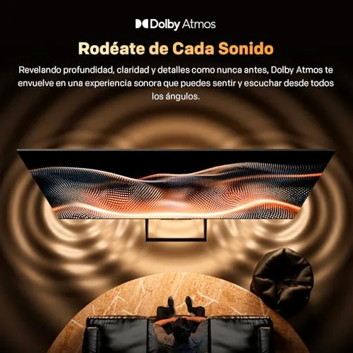 Metz ▫️ 55" MQF7500Z QLED 4K Smart TV, QLED 5.ª geração, HDR10+, Dolby Vision e Atmos, Modo 120 Hz, MEMC, Game Hub, AI TV, Screen Cast, Proteção ocular, Assistência visual (2025) 4