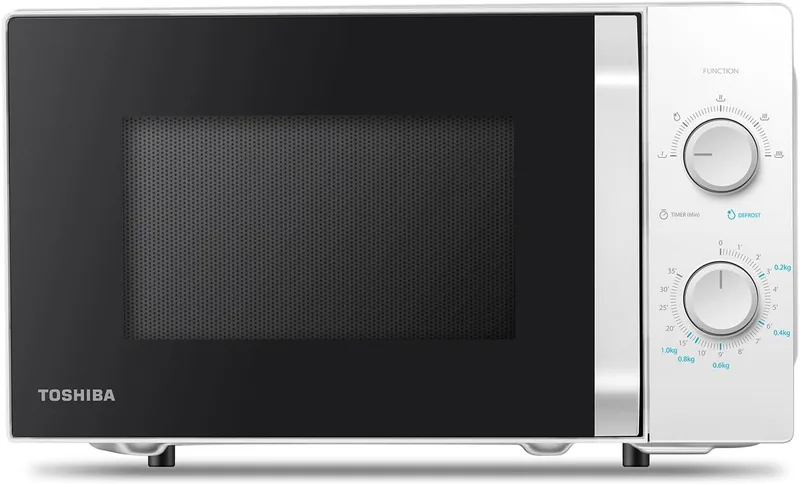 Toshiba ▫️ Micro-ondas 20 L, 700 W, MW2-MM20P(WH)