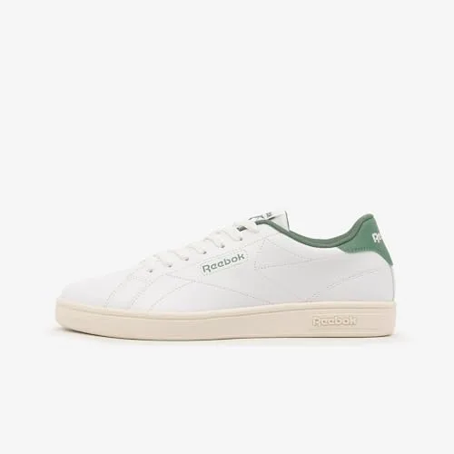 Reebok ▫️ Ténis Court Clean em pele, brancos 3