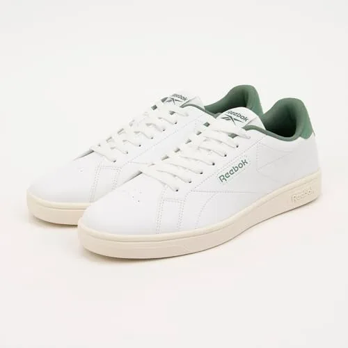 Reebok ▫️ Ténis Court Clean em pele, brancos 4