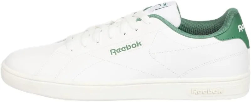 Reebok ▫️ Ténis Court Clean em pele, brancos