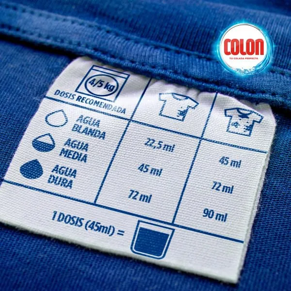 Colon ▫️ Gel Activo – Detergente líquido para máquina de lavar roupa, 100 doses = 5 meses e meio de limpeza e frescura 2