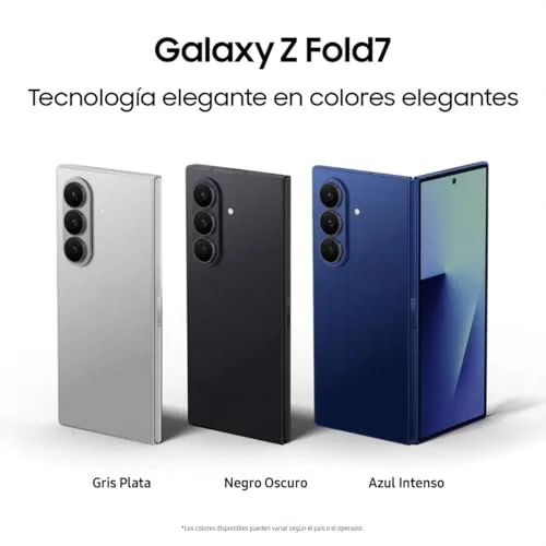 Samsung ▫️ Galaxy Z Fold7 256 GB - Galaxy AI, leve e dobrável, ecrã grande, câmara de 200 MP, 12 GB de memória, preto escuro, garantia do fabricante de 3 anos + 1 ano extra (versão espanhola) 3