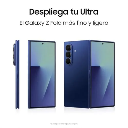 Samsung ▫️ Galaxy Z Fold7 256 GB - Galaxy AI, leve e dobrável, ecrã grande, câmara de 200 MP, 12 GB de memória, preto escuro, garantia do fabricante de 3 anos + 1 ano extra (versão espanhola) 4