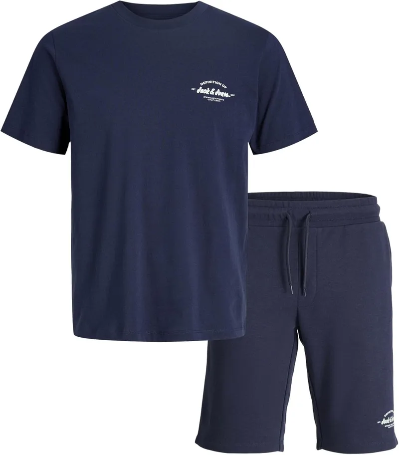 JACK & JONES ▫️ tee Conjunto de calções MP Jjbrandon-Teeee Conjunto de calções para homem