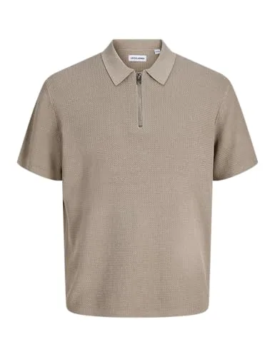 JACK & JONES ▫️ Jjmax - Polo de malha com fecho de correr SS 3Pk MP (Conjunto de 3) para homem 2