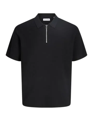 JACK & JONES ▫️ Jjmax - Polo de malha com fecho de correr SS 3Pk MP (Conjunto de 3) para homem 4