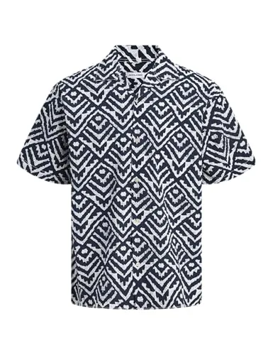 JACK & JONES ▫️ Jjmilo Camisa Seersucker Resort SS Set MP (Conjunto de 2) para Homem 2