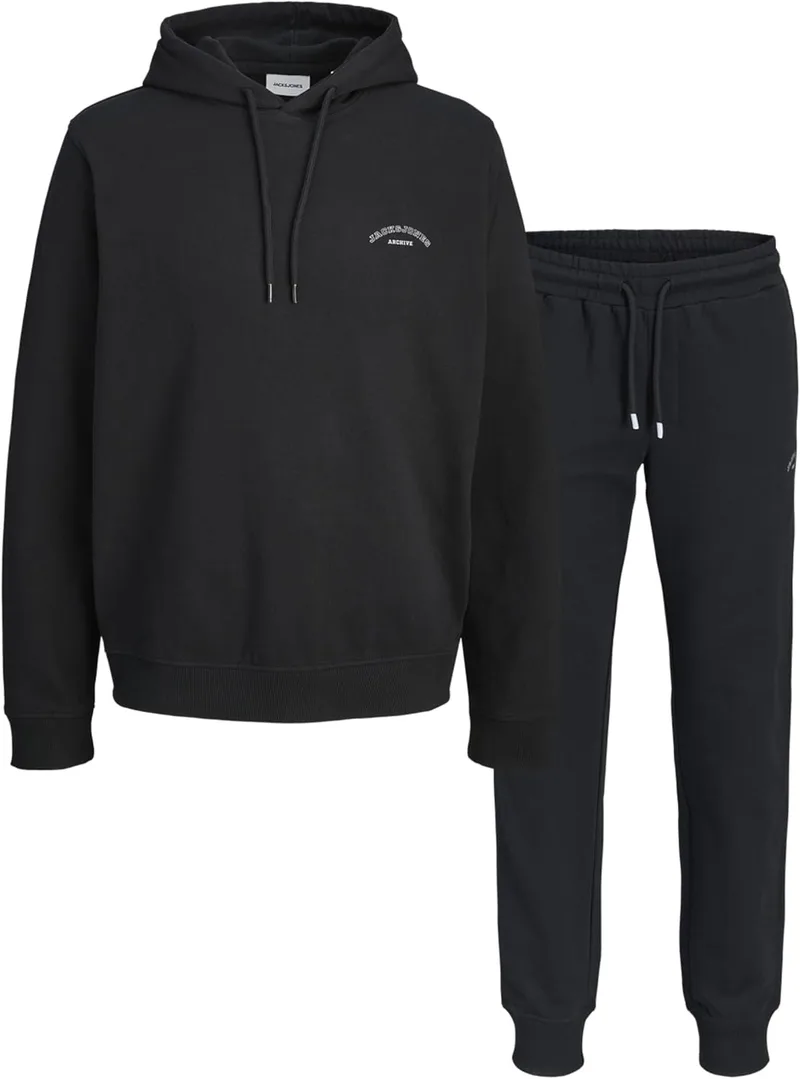 JACK & JONES ▫️ Jjcollege Logo Sweat Hood Set Mp Jjcollege Logo Sweatshirt Hood Set Mp Men's (Pack of 1)