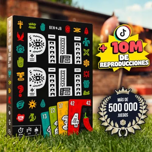 ATM Gaming ▫️ PILI PILI - Jogo de mesa rápido e estratégico - Família e amigos - +8 anos 2