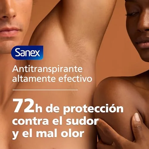 Sanex ▫️ Dermo+ Sensitive, Desodorizante Antitranspirante Roll-On 72h, 90 ml 3