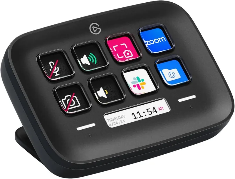 Elgato ▫️ Stream Deck Neo Black - Controlador de fluxo de trabalho de 8 teclas