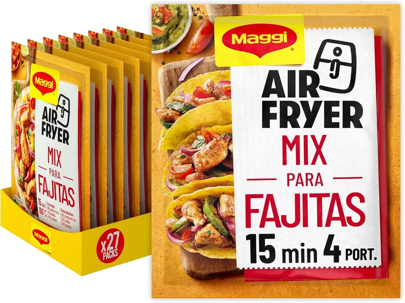 Maggi ▫️ Airfryer fajitas, embalagem de 27 x 27 g