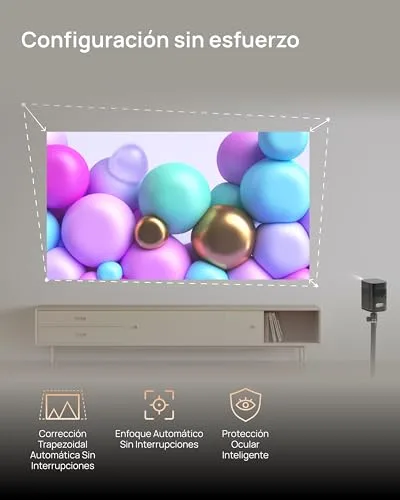 XGIMI ▫️ MoGo 2 Pro (Novo) Mini-projetor portátil de 1080p, Google TV com Netflix 4