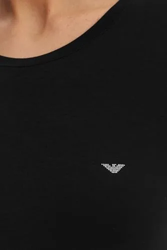 Emporio Armani ▫️ Camiseta de gola redonda para mulher 4