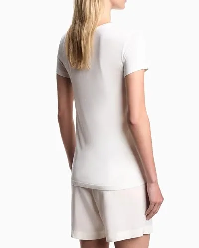 Emporio Armani ▫️ Camisola com decote em V para mulher 2