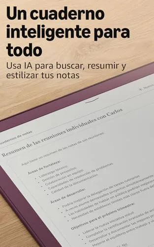Amazon ▫️ Kindle Scribe Colorsoft (última geração): fino, leve e rápido, com ecrã a cores de 11" semelhante ao papel e luz frontal; permite escrever em cadernos integrados, documentos e livros (32 GB, grafite) 7