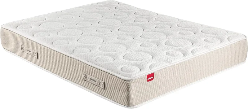 PIKOLIN ▫️ Colchão viscoelástico Premium 150x200 cm - Altura 28 cm - Núcleo de molas ensacadas Extra Confort - Dupla face - Tratamento higiénico de tripla barreira - Fabricado em Espanha - Modelo Shire