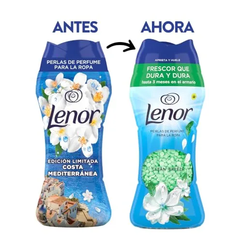 LENOR ▫️ Pérolas Perfumadas para a Roupa, 133 lavagens (6 x 270 g), Brisa Marinha e Jasmim, Edição Limitada Costa Mediterrânica, Frescura ininterrupta até 12 semanas 6