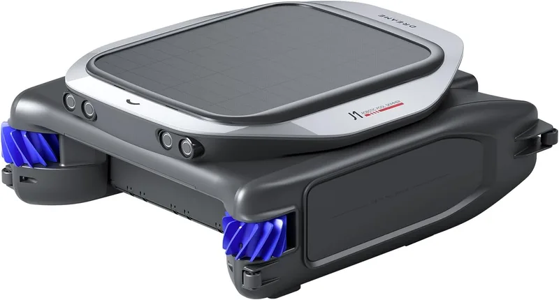 dreame ▫️ J1 – Robô de limpeza para piscinas, tecnologia avançada PoolSense, limpeza a 360°, funcionamento contínuo 24 horas por dia, 7 dias por semana, planeamento inteligente de trajetórias, controlo através da aplicação