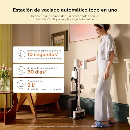 roborock ▫️ H60 Hub – Aspirador sem fio com base de esvaziamento automático 2