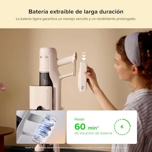 roborock ▫️ H60 Hub – Aspirador sem fio com base de esvaziamento automático 4