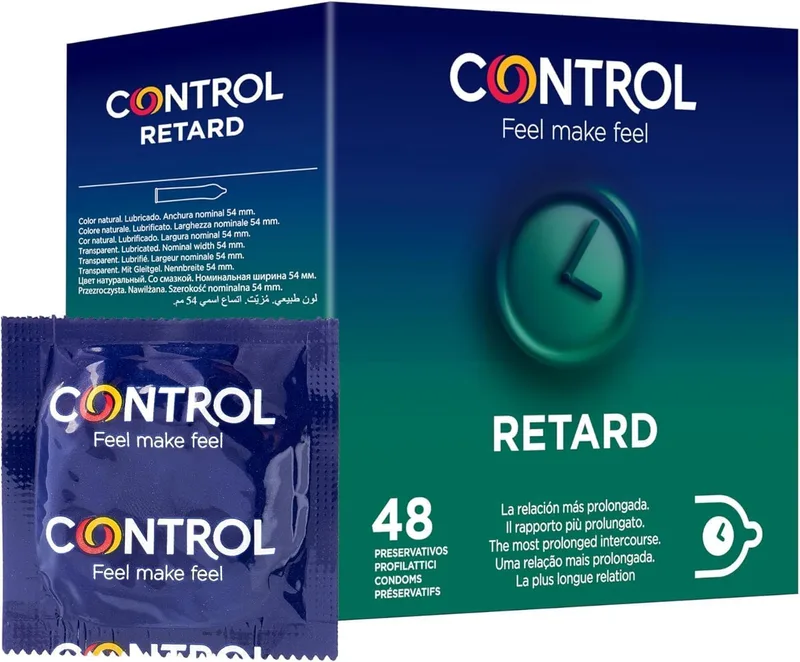 CONTROL ▫️ Preservativos Retard Preservativos Retardantes - 48 Preservativos