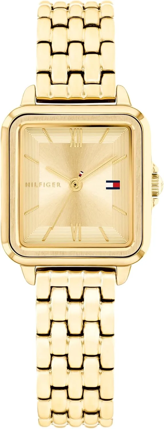 Tommy Hilfiger ▫️ Relógio com movimento de quartzo e três ponteiros para mulher, da coleção MIA, com bracelete em aço inoxidável ou bracelete em pele