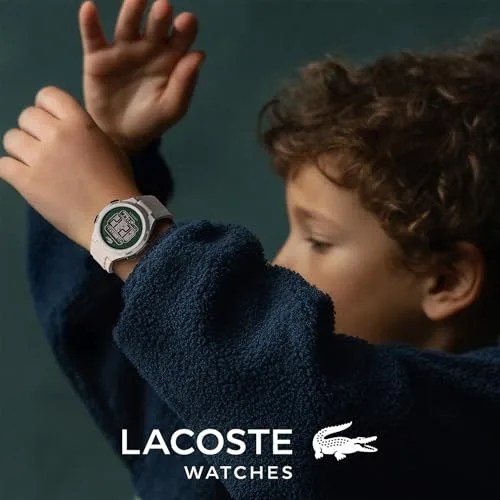 Lacoste ▫️ Relógio cronógrafo analógico e digital para homem, da coleção LC33, com bracelete em silicone 4