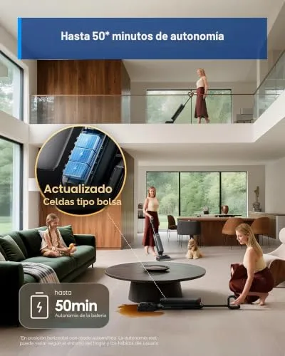 Tineco ▫️ Floor One S7 Artist, Aspirador e Esfregona, Grande autonomia, FlashDry 3