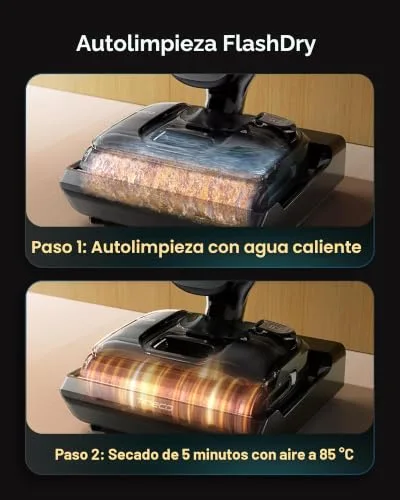 Tineco ▫️ Floor One S7 Artist, Aspirador e Esfregona, Grande autonomia, FlashDry 5