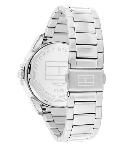 Tommy Hilfiger ▫️ Relógio com movimento de quartzo e três ponteiros para homem, com bracelete em aço inoxidável ou silicone 3