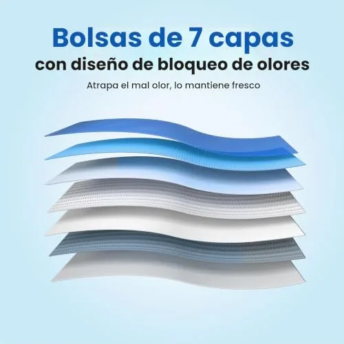 Neakasa ▫️ PooGuard Caixote do lixo anti-odor de 9,2 L para areia de gato, branco 5