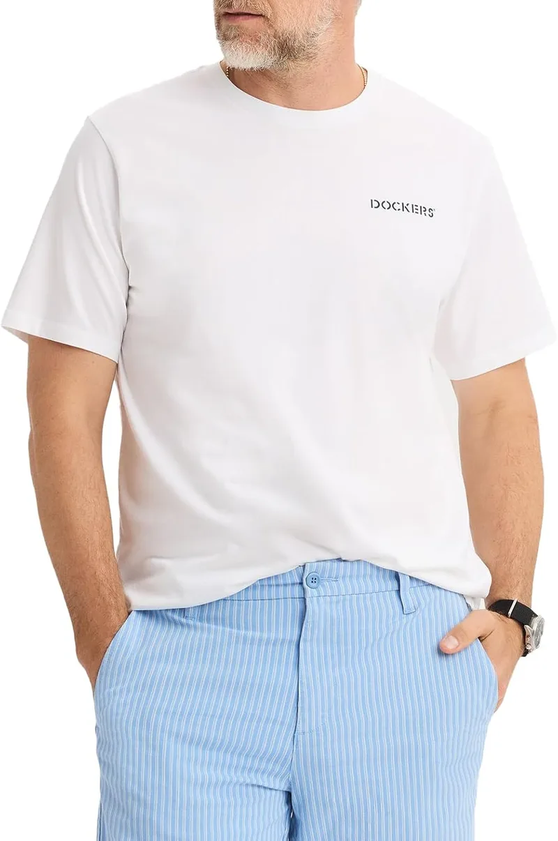 Dockers ▫️ Camisola com estampado corte regular, para homem