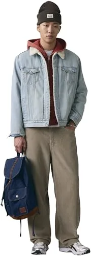 Levi's ▫️ Casaco Big & Tall Sherpa Trucker para homem 5