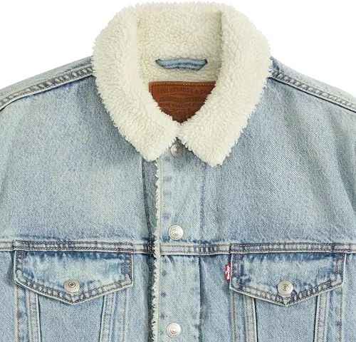 Levi's ▫️ Casaco Big & Tall Sherpa Trucker para homem 6