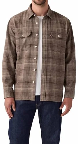 Levi's ▫️ Camisa de botões Classic Worker para homem (pacote de 1) 2