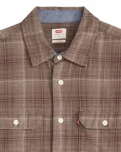Levi's ▫️ Camisa de botões Classic Worker para homem (pacote de 1) 6