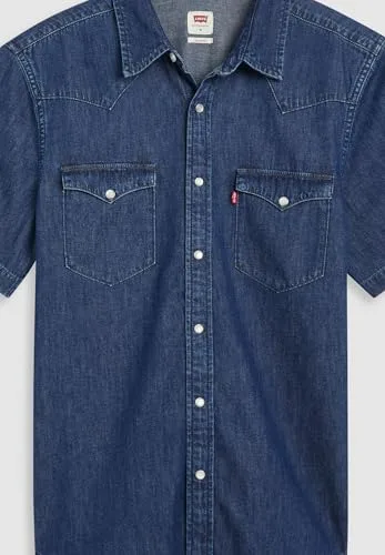Levi's ▫️ Camisa de botões SS Classic Western para homem 5