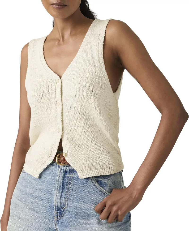 Levi's ▫️ Camisola Helen Mini Boucle Vest para mulher