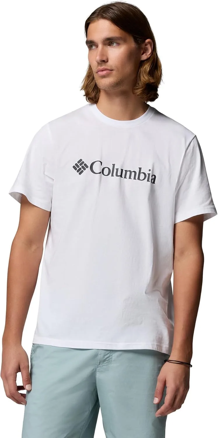 Columbia ▫️ Camiseta CSC Basic Logo, Camiseta de manga curta para homem
