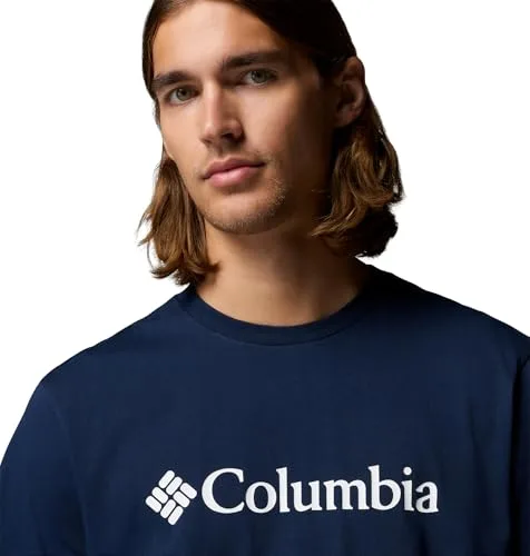 Columbia ▫️ Camiseta CSC Basic Logo, Camiseta de manga curta para homem 3
