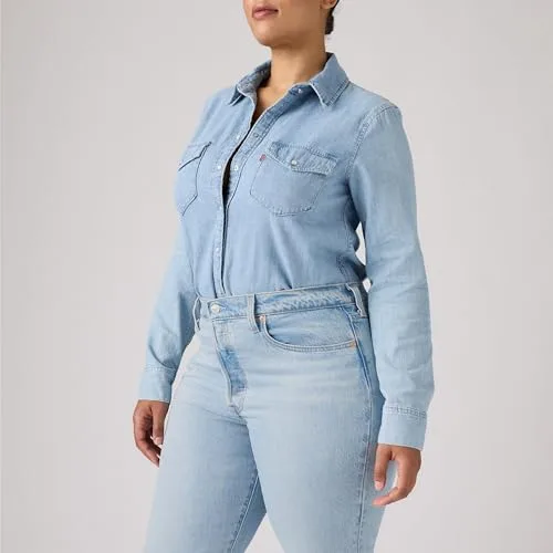 Levi's ▫️ Wedgie Boot - Calças de ganga para mulher 5