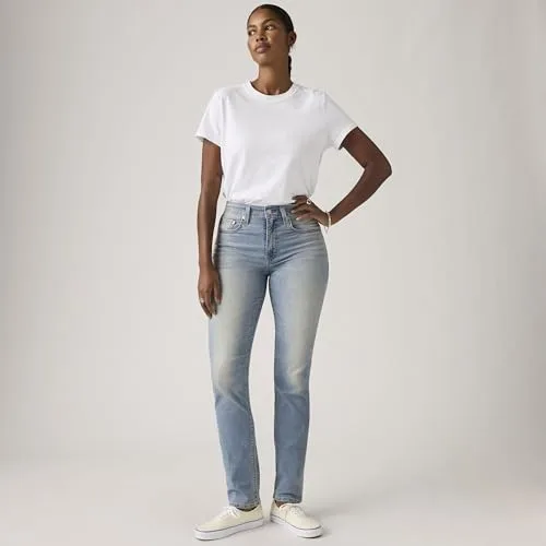 Levi's ▫️ 724 High Rise Straight - Calças de ganga para mulher 4